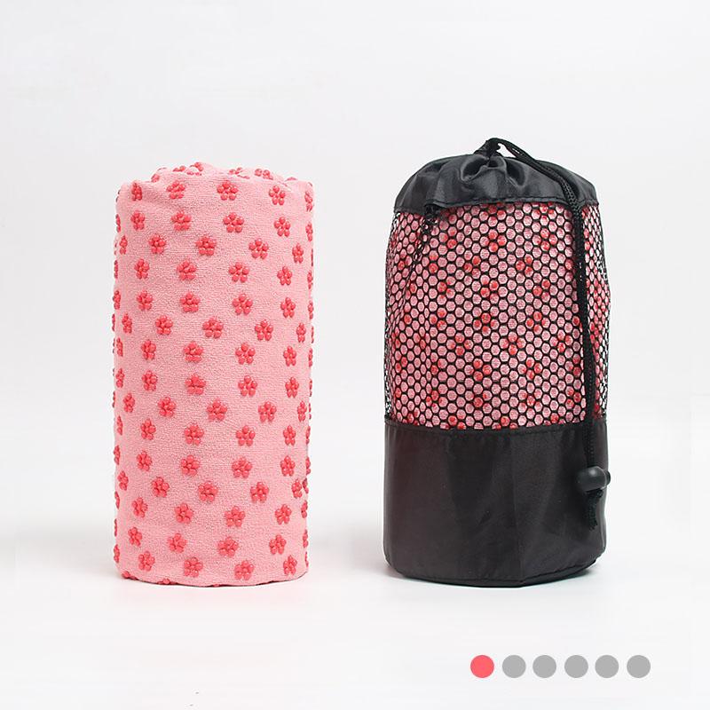 Нескользящее полотенце для горячей йоги, коврик для пилатеса, одеяло для йоги, впитывающее пот, портативный коврик для фитнеса и медитации, одеяло для активных тренировок и путешествий