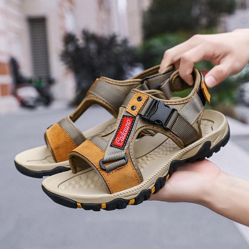 Модные летние уличные сандалии для мужчин Дышащая обувь для хайкинга Вода Пляж Мужские сандалии Кемпинг Скалолазание Аква Кроссовки