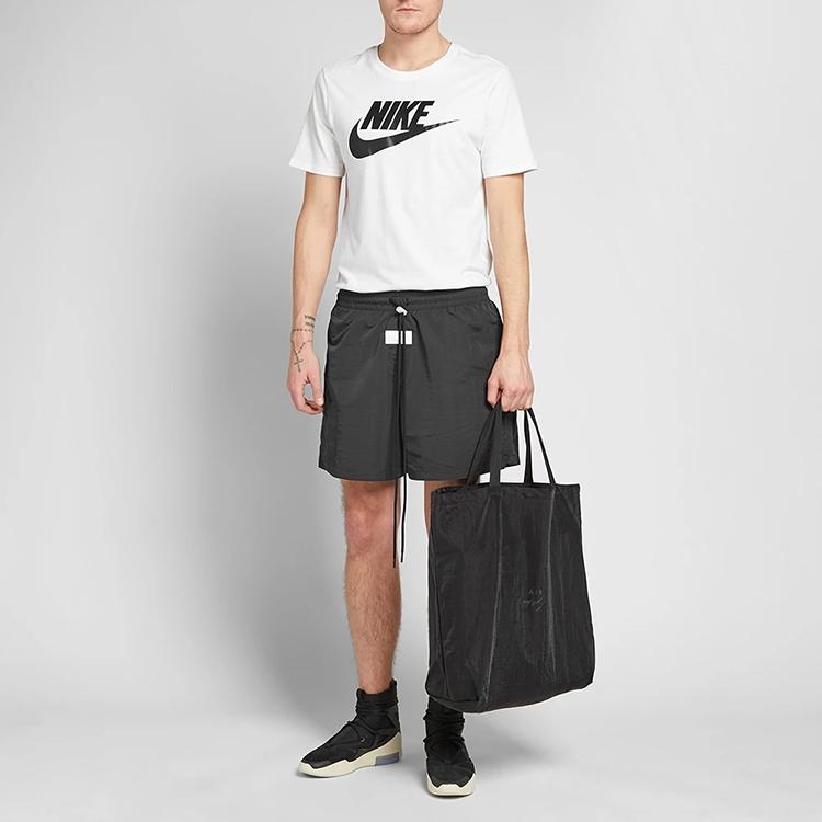 Nike Шорты X Fear of God, черные/светло-кремовые мужские штаны AR0630-010