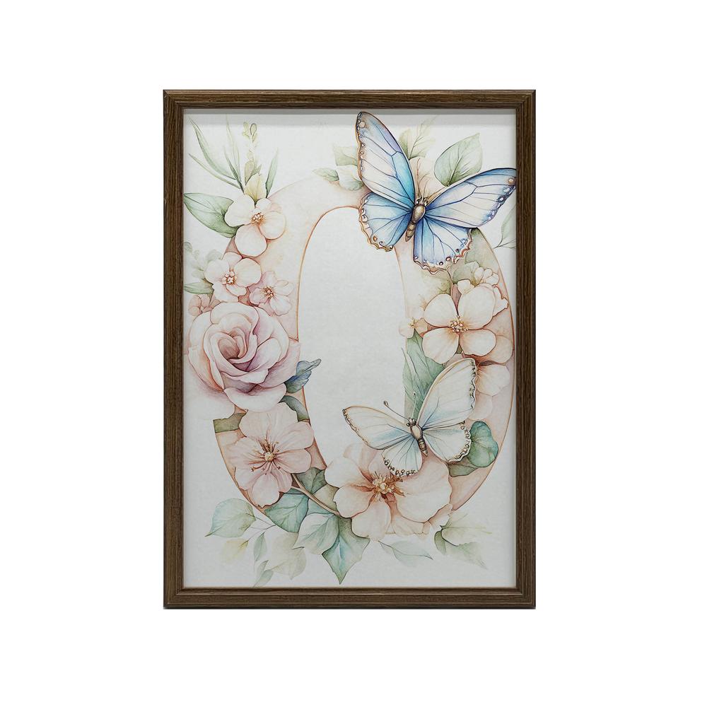 Okrągła Magia - Plakat Z Literą "O" Okrągła Magia - Plakat Z Literą "O", 30X40 Cm, Bez Ramy, Papier Matowy 230 Gsm