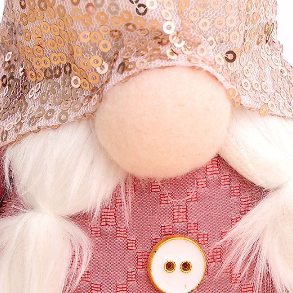 Decorative Sequined Faceless Doll Cartoon Christmas Doll Ornaments Sequined Rudolph Dwarf  Party