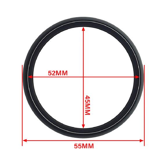 ELING Silver or Black Stainless Steel Bezel for 52mm/85mm Car Motorcycle Gauge