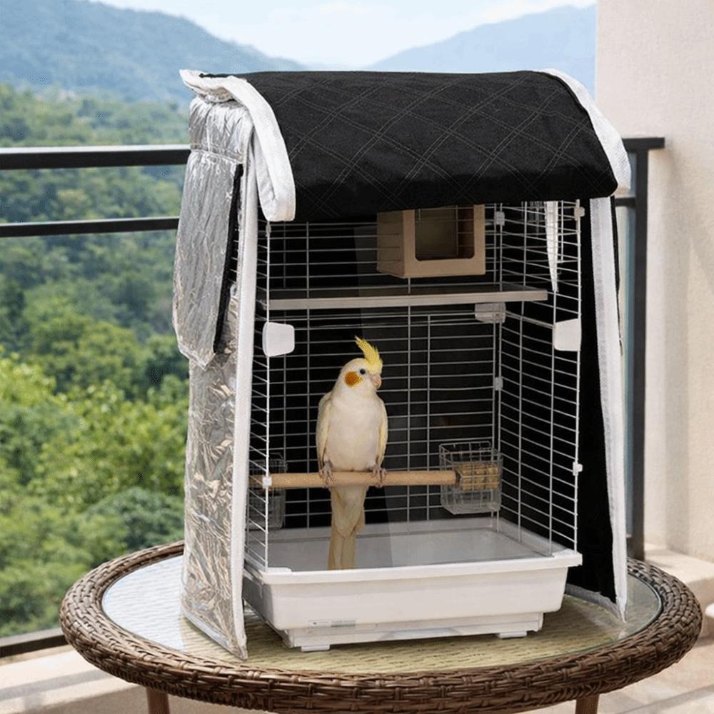 Warm Bird Cage Cover Waterproof Cold-Proof Cover Practical Blackout Protector  Night Use