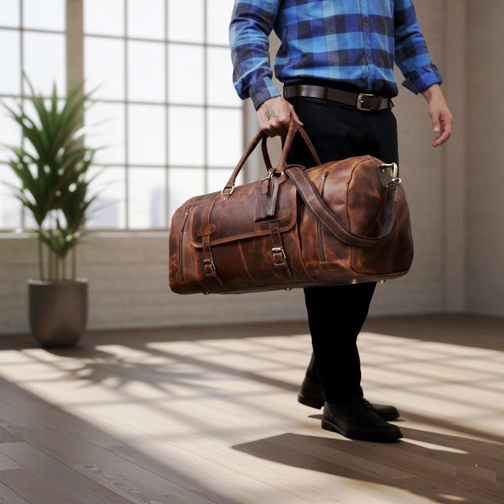 Кожаная спортивная сумка, мужская спортивная сумка, кожаная дорожная сумка для отпуска ручной работы, дорожная сумка, ночная сумка, кожаная дорожная сумка, подарок жениху