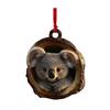 Festival Owl Styles Christmas Tree Hanging Ornament Craft of Sturdy 2D Acrylic Accessory for Home Decoration Use