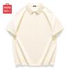 MINISO Men's 2025 Summer Waffle Knit Polo T-Shirt