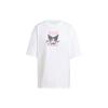 Originals X Hello Kitty Kuromi Cartoon Print Loose-Fit Short Sleeve Tee Women Tops White JG8056