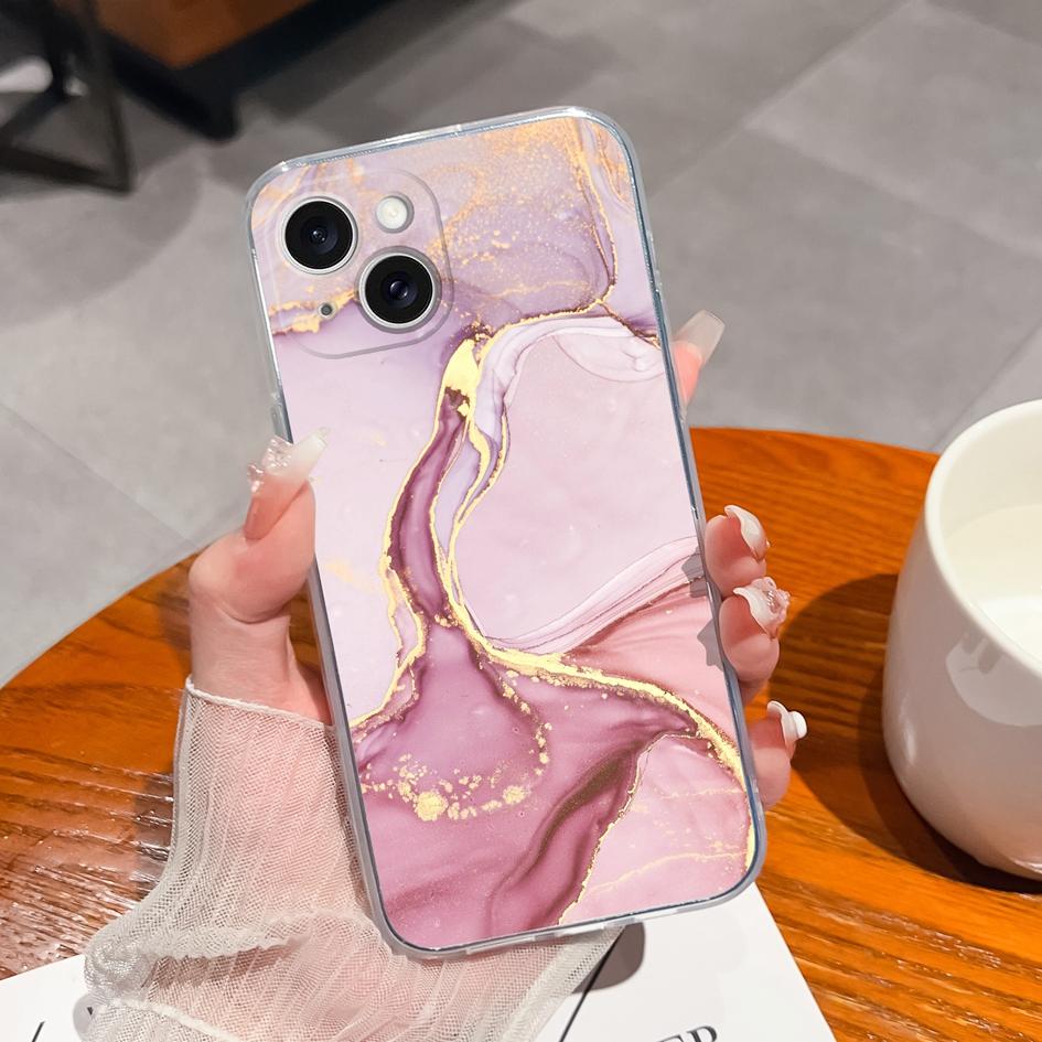 Для Apple iPhone X XS XR SE 11 12 13 14 15 Pro Max чехол Мягкий силиконовый противоударный прозрачный матовый модные этикетки с защитой от падения для бампера iPhone