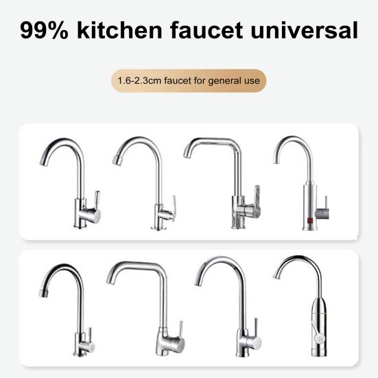 Faucet Extender Filter 360 Degrees Rotation Face Vegetable Fruit Washing Faucet Shower Head Splash-proof Bathroom Kitchen Sink Tap Sprayer Filter