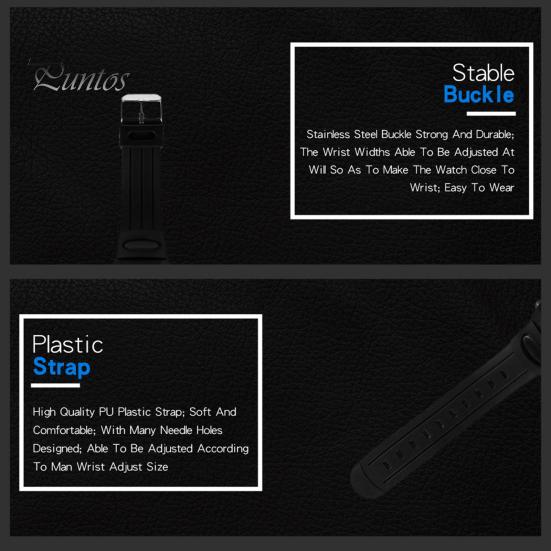 Kids Digital Watch Electronic Waterproof Multifunctional Display Fashionable LED Luminous for Student Sport