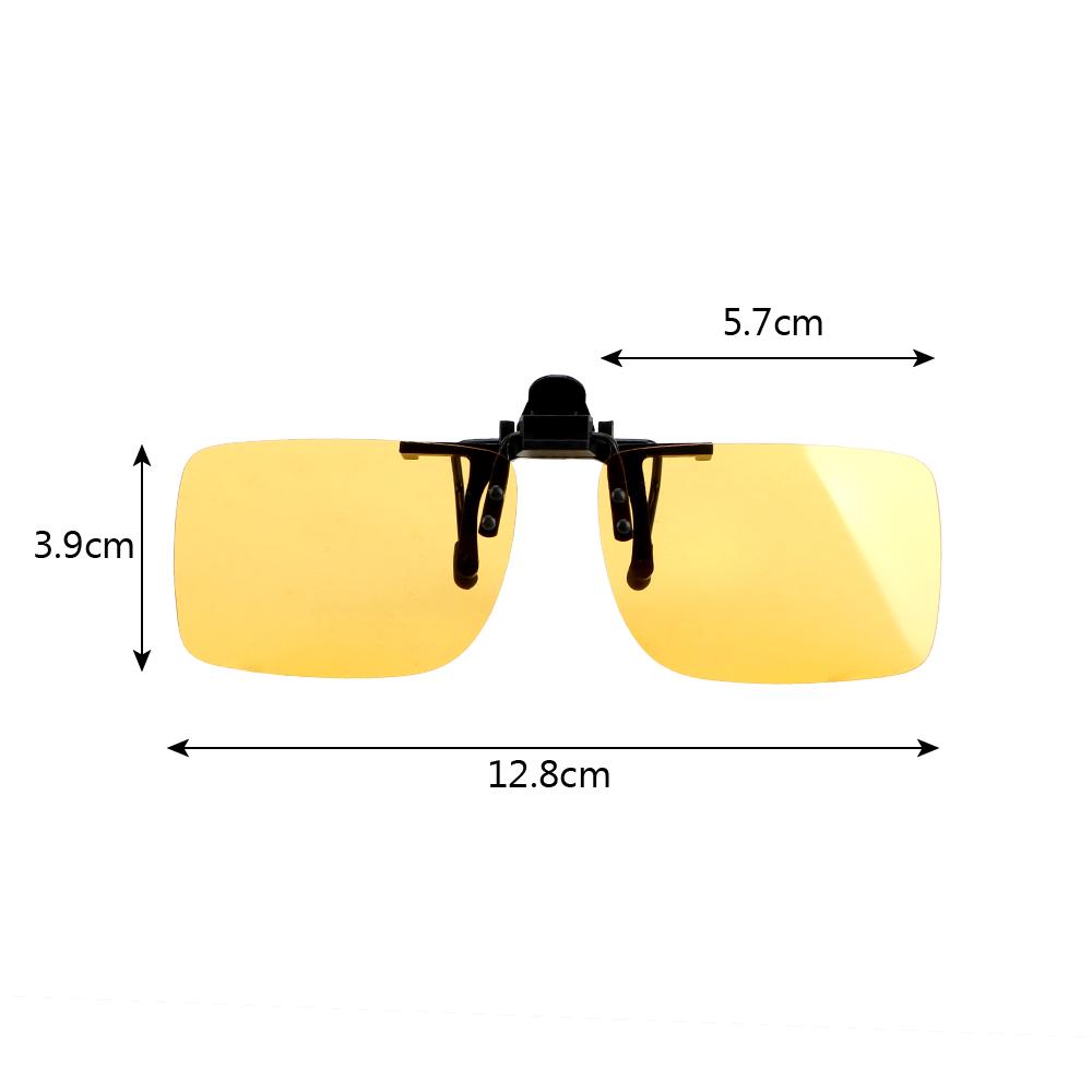 For Men Women Driving Night Vision Lens Anti-UVA UVB Clip On Sunglasses Driver Goggles Polarized Sun Glasses