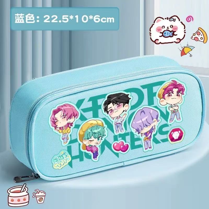 K-Pop Witch Girl Group Pencil Case—Cute, Large-Capacity Children's Stationery Case, Cartoon-Themed Multifunctional Pencil Case for Students