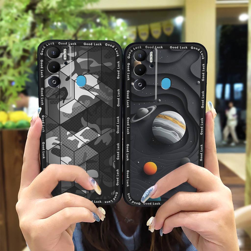 Silicone Cover Phone Case For Tecno Pova Neo Protective Cute Anti-dust Dirt-resistant TPU Fashion Design Soft Case