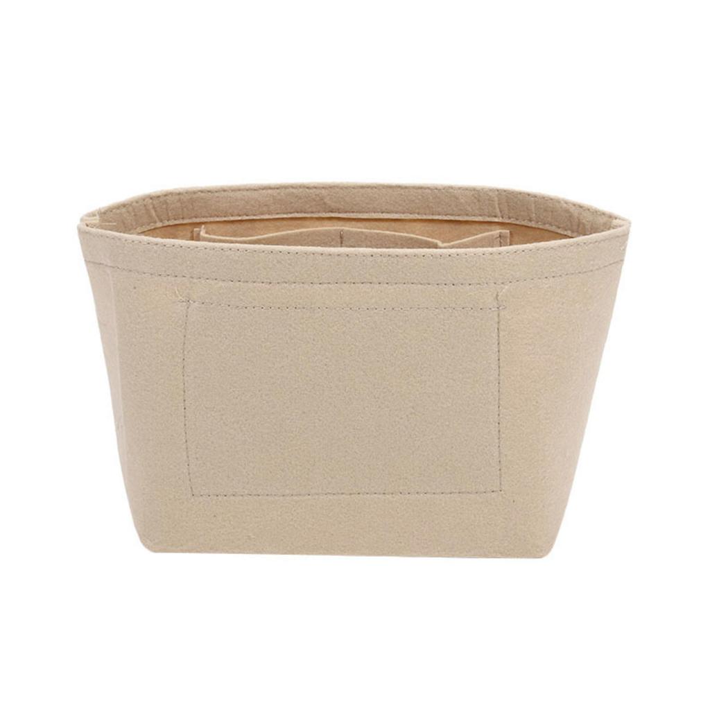 Женская портативная сумка-ведро, сумка-шоппер для хранения, органайзер из фетра, косметичка, дорожная внутренняя сумка-кошелек, подкладка