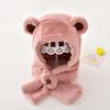 Baby hat and scarf combo, new autumn and winter model, cute and super adorable, thickened and warm ear-protecting hat for boys and girls2Set