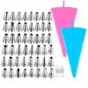 8/14/26/50pcs Set Cream Nozzles Tips Tools Accessories For Cake Decorating Pastry Bag Kitchen Bakery Confectionery Supplies