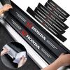 CKBSX1 5Pcs Carbon Fiber Car Door Sill Sticker Auto Threshold For Honda Civci FIT CRV Accord Jazz HRV Dio Stepwgn Prelude Insight