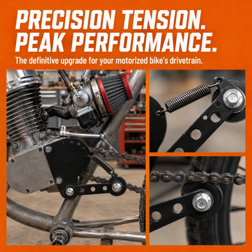 Easy Installation Chain Tensioner Kit for 49CC 66CC 80CC Engine Motorized Bike
