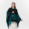 Women's Cashew Fringed Split Shawl Double-sided Jacquard Thickened To Keep Warm Travel Atmosphere, Take Pictures and Sell Well