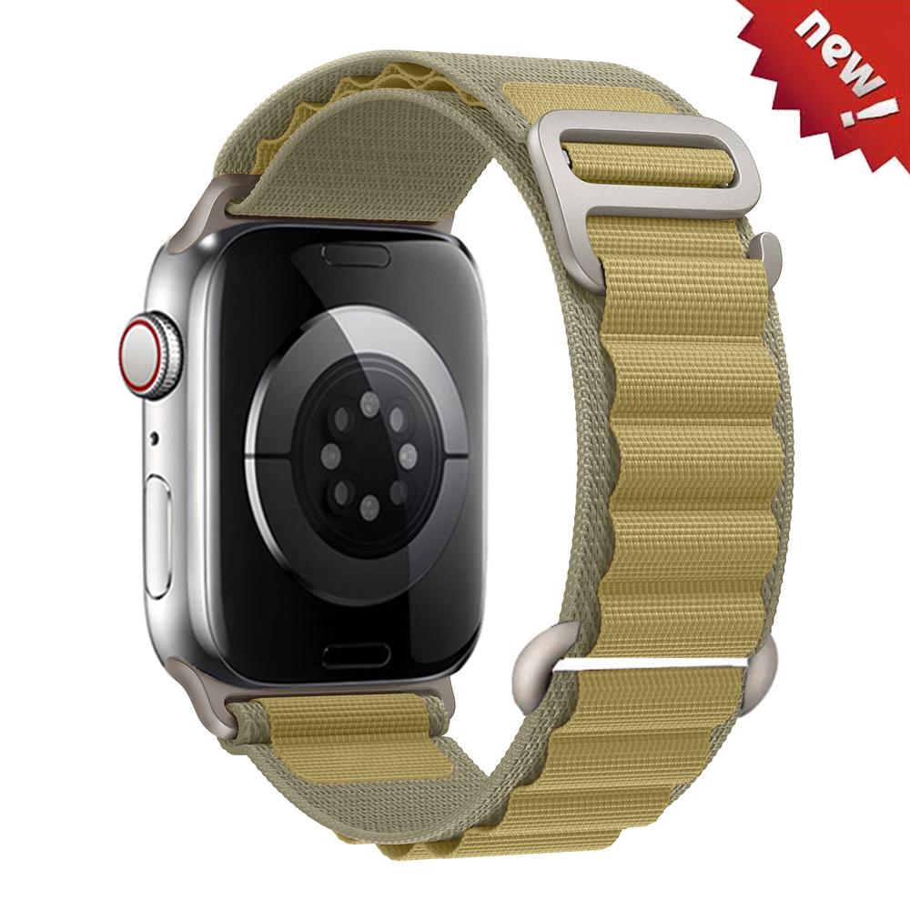 For Apple watch Ultra2 band 49mm 40mm 44mm 45mm 46mm 42mm 41mm Alpine loop Correas bracelet iwatch series 9 7 8 se 3 10 11 Strap