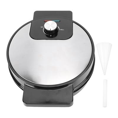 Вафельница с плавной регулировкой температуры, быстрый нагрев, антипригарное устройство для приготовления мороженого в рожках, простое в использовании