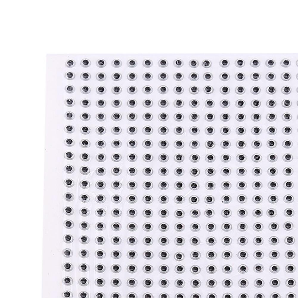 500PCS 3/4/5 mm Fishing Lure Eye Waterproof Fake Fishing Eyes Artificial Fish Eyes  Lure Making