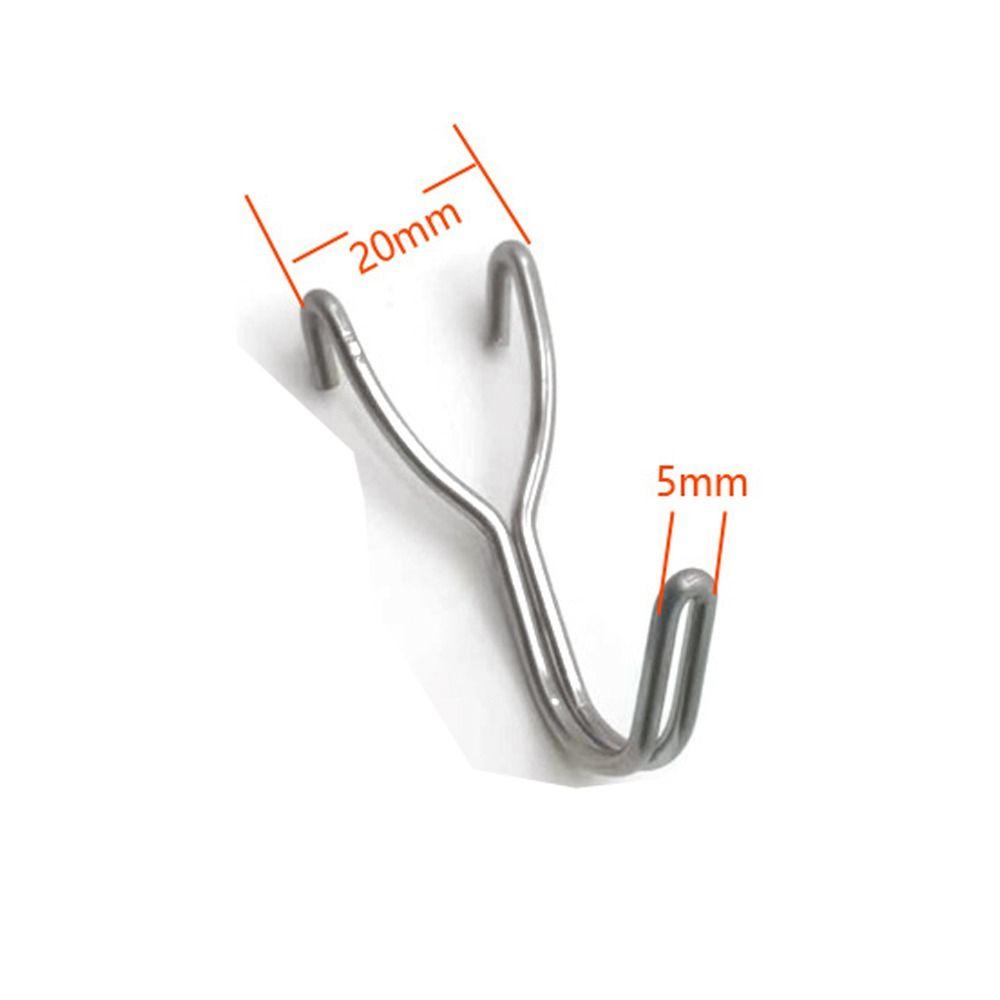 20 шт. Сетчатый держатель полки для товаров Подвесной Подходит для дисплейных крючков Стеллажи для хранения Розничный магазин Перфорированная панель Крючки