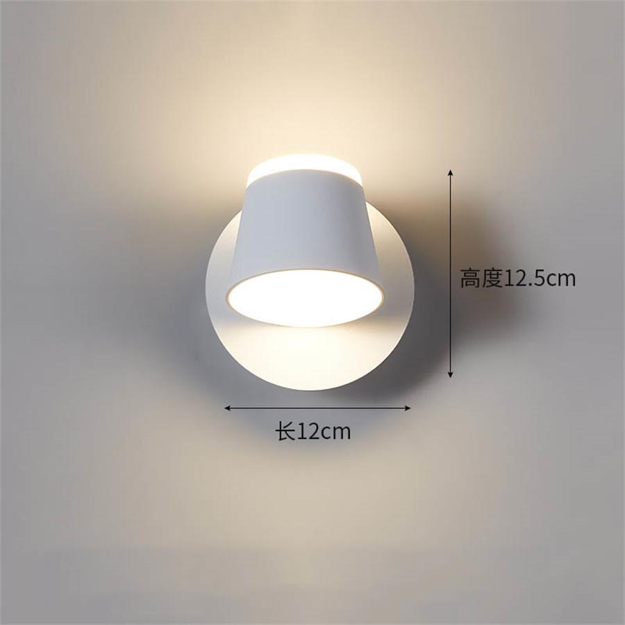 10 Вт 20 Вт 30 Вт Современный вращающийся светодиодный настенный светильник для спальни, прикроватные настенные светильники для гостиной, коридора, прохода, отеля, ресторана, настенное бра