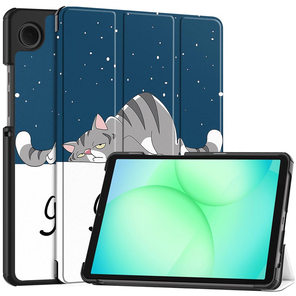 Чехол для Samsung Galaxy Tab A11 8,7 дюйма, чехол из ПУ-кожи, трехскладная подставка, задняя крышка планшета, чехол SM-X130 SM-X133 X135N/G