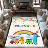 Numberblocks Personalized Name Carpet Design for Entryway Kitchen Hallway Balcony Antislip Carpet Office home decor