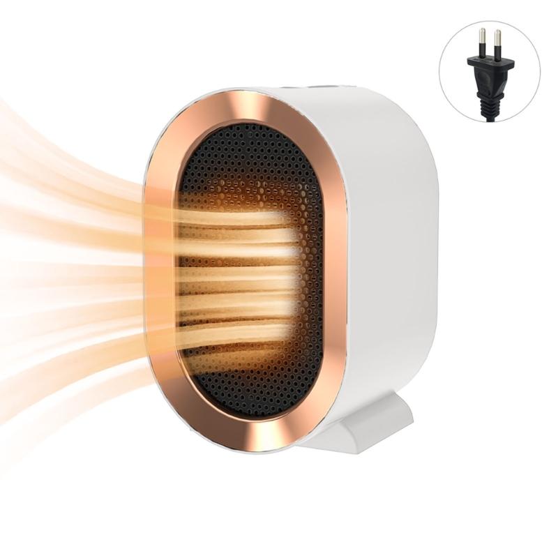 2-ступенчатый регулируемый небольшой обогреватель, портативный тепловентилятор для использования в помещении дома