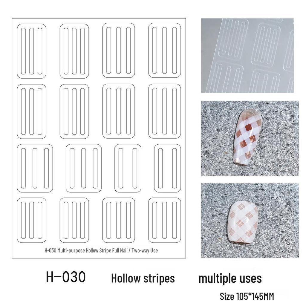 Новые кружевные наклейки для нейл-арта с французским вырезом - Клейкие, не отслаивающиеся клетчатые вспомогательные наклейки для френча