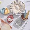 Ручная Формовка для Пельменей Пресс Легкий Инструмент для Кухни Одним Нажатием для Домашних Гёдза, Вареников и Эмпанадас