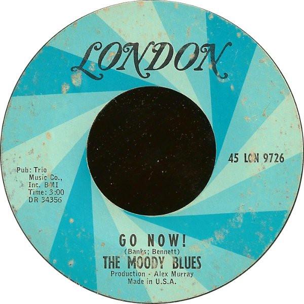 7-дюймовая пластинка MOODY BLUES - Go Now! / Потеряй свои деньги 45LON9726 London Records 1964 США Рок Б/у