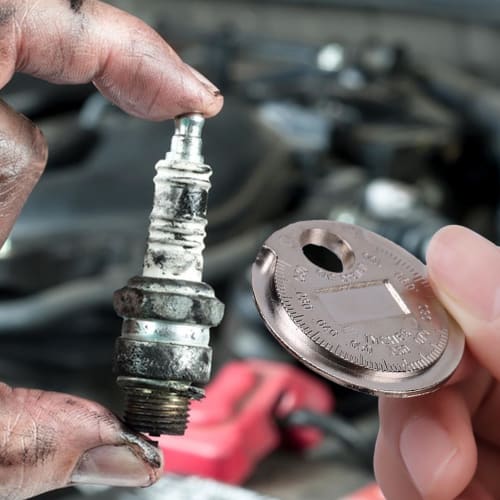 Spark Plug Gap Tool | Spark Plug Feeler Gauge, Coin-Type Spark Plug Thickness Gauge, Spark Plug Tester, 0.6-2.2.4mm Spark Plug Gap Gauge, Spark Plug G