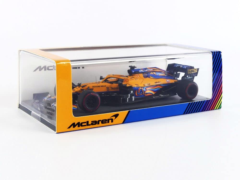 Spark McLaren MCL35M 2021 F1 Гран-при Абу-Даби Риккардо 1/43 #3 Д.