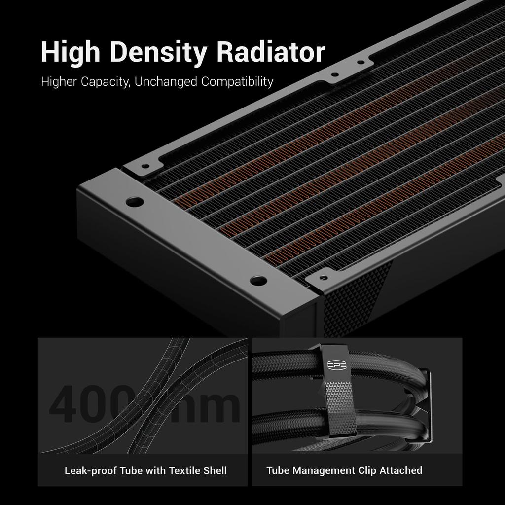PCCOOLER CPS DS360 AIO жидкостный процессорный кулер 360 мм радиатор с ЖК-дисплеем 3 бесшумный поддерживает ARGB совместим с Intel LGA AMD черный монитор, вентиляторы, подсветка,