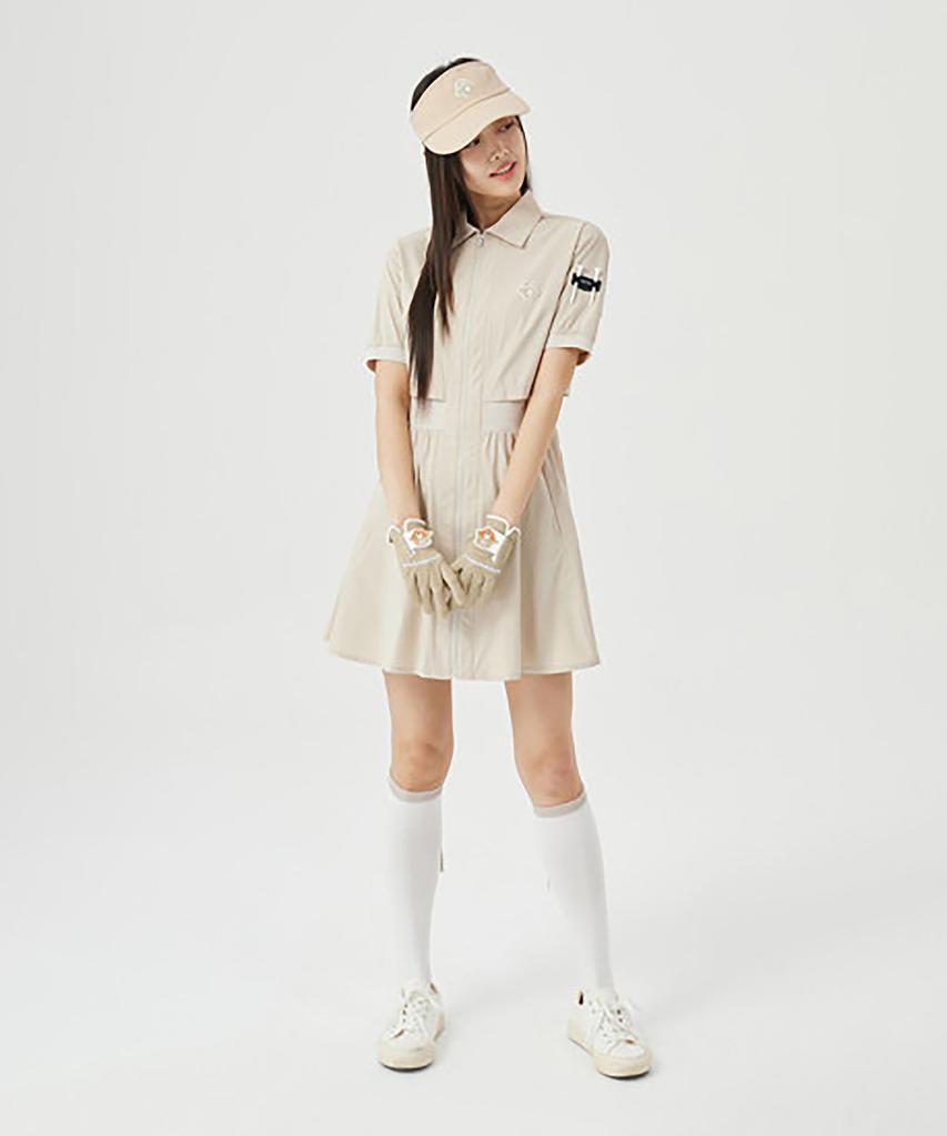 Goldeunbeeo (W) Full-Zip Collar Dress G5Uam26221Bex