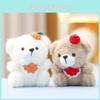 Plush Toy Bear Keychain With Soft Short Plush For Girls Gift Decor Bag