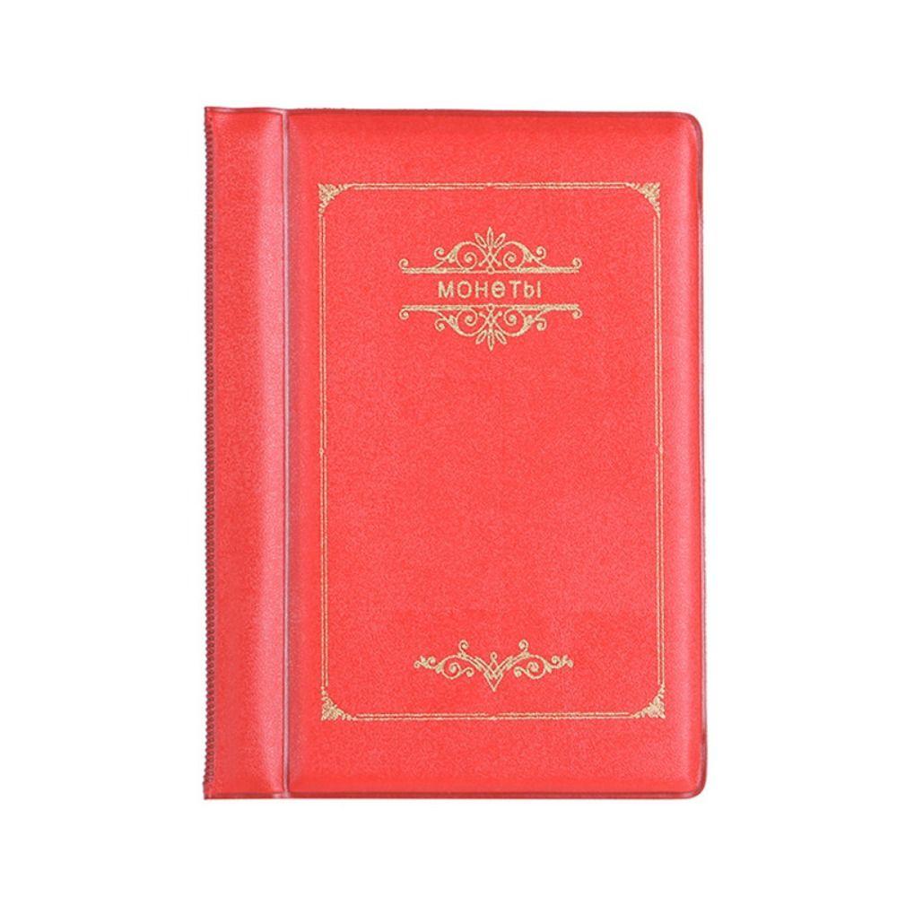 120 Pockets Money Book Commemorative Holders Coin Collection Book Coins Storage Album Coin Storage