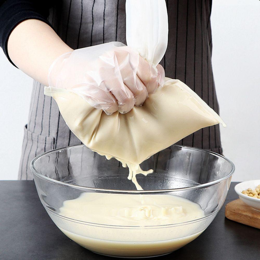 Reusable 200mesh Almond Nut Soy Milk Food Grade Cheesecloth Colander Filter Strainer Bag
