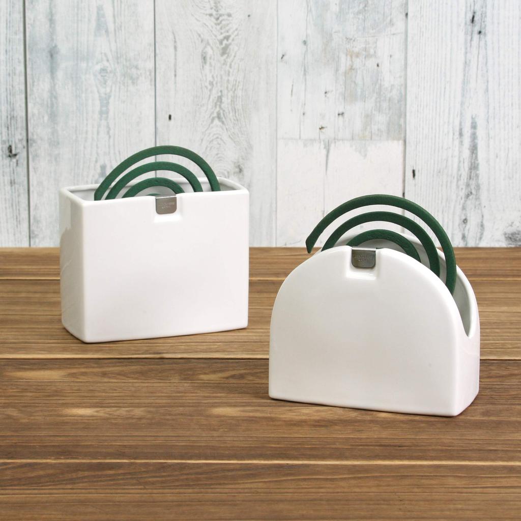 ZEROJAPAN Zero Japan держатель для благовоний круглый держатель для спирали от комаров противомоскитное копье белый WH Mino Ware сделано в Японии C-02