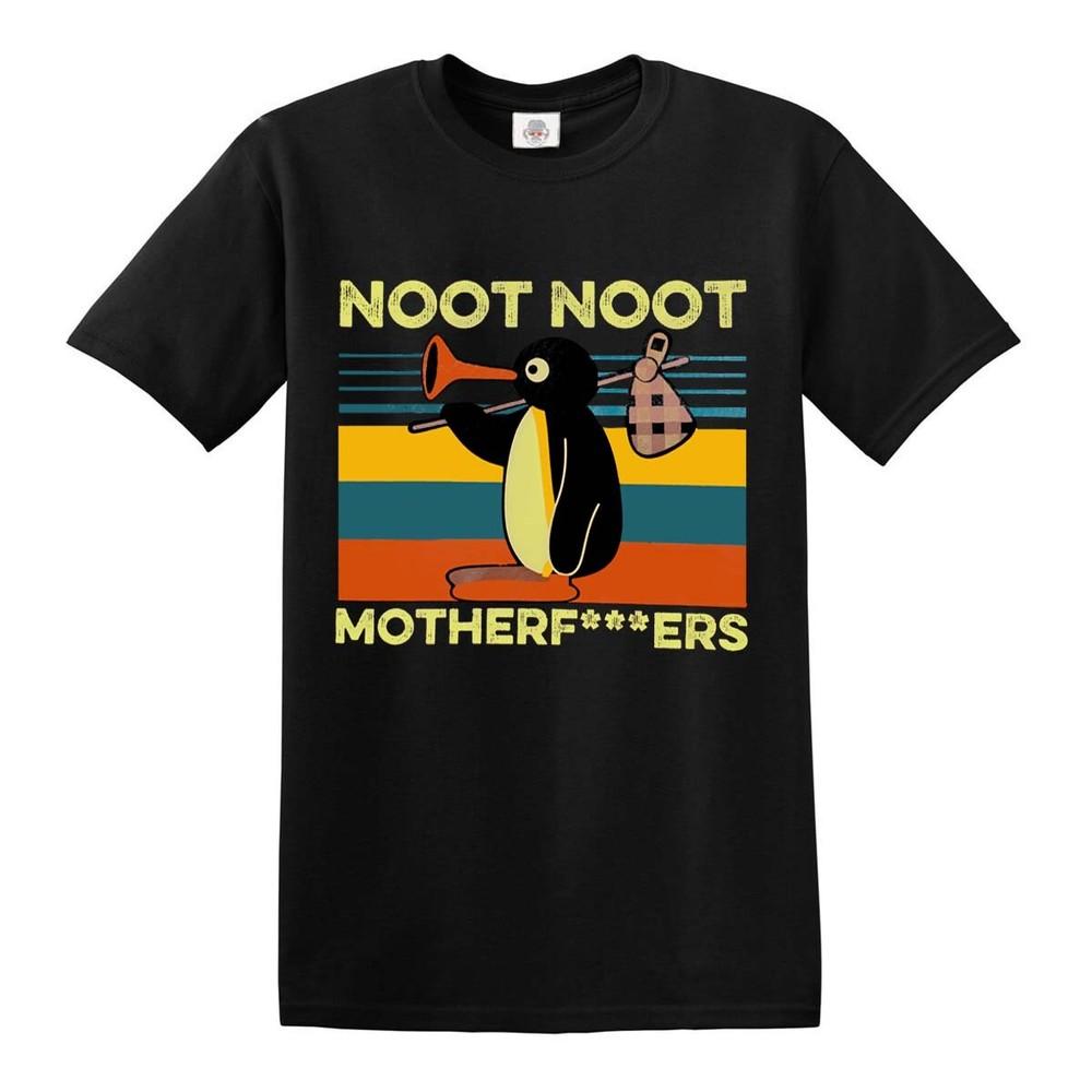 Pingu Noot Noot TShirt Unisexs Funny Motherfckers Offensive Rude Funny Top Tee