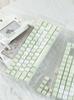 Keycap Senyu Cherry Pbt Green Minimalist Light Green Custom Keyboard Keycaps 131 Keys