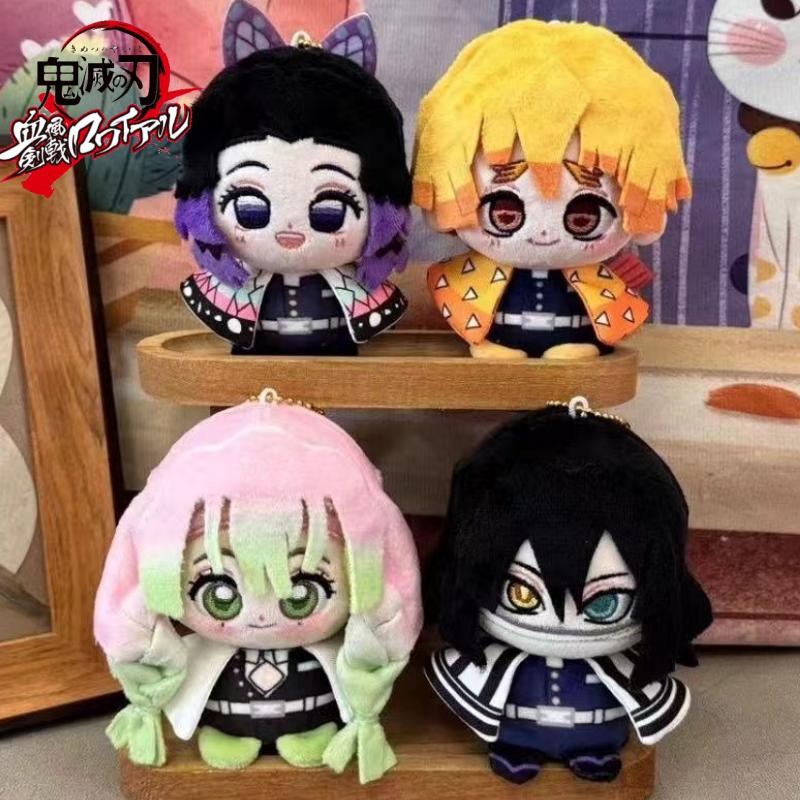 Demon Slayer Anime Plush Dolls Collection - Kanroji Mitsuri Zenitsu Shinobu Iguro Obanai Stuffed Toy Figures Gift for Fans