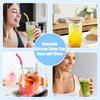 KEIFIN 18 Pcs 8mm 10mm Silicone Straw Tips with Bottom Sleeve Reble Food Grade Rubber Straw Tips for Metal Glass Straws Replaceable Flex Toppers