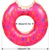 Bouée de natation - Donut - 120 cm - Vinyle durable - Pour adultes et enfants - Design amusant