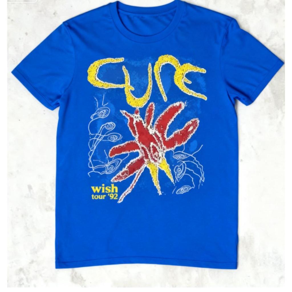 Rock Band The Cure Rock Band Classic Poster Graphic Print T-shirt Men Women Oversized Short Sleeve O-neck Cotton Top Streetwear Harajuku Fashoin Tee