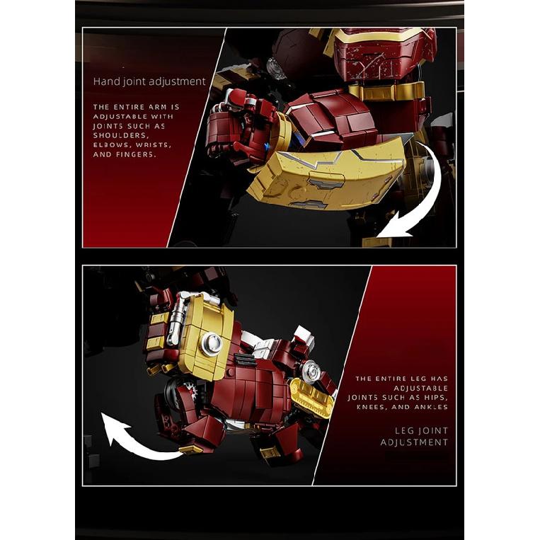 2700+ шт. Блоки Железные Герои Фигурки Экшн Марк Конструкторы Бастер Мех Сделай сам Кирпич Коллекционные Игрушки для Мальчиков Взрослых Детей Подарки