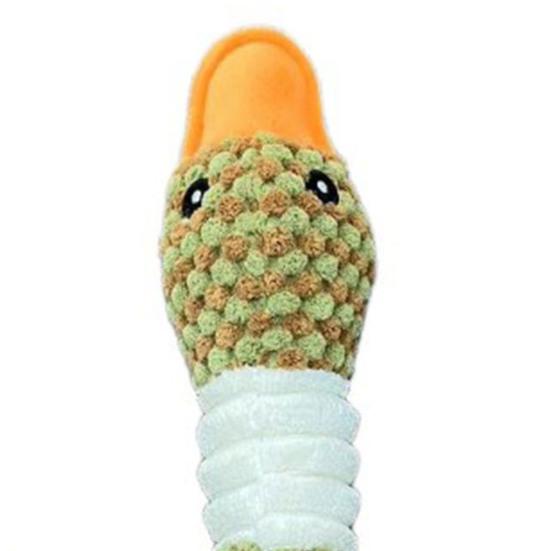 Dog Teething Toy Wild Goose Chew Toy Mental Stimulation Dog Toy Tough Fabric Puppy Teething Relief Toy